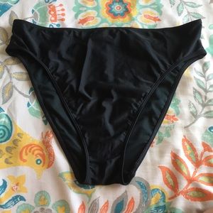 Hollister high-cut black bikini